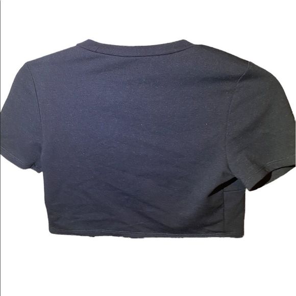 Fashion Nova Forever Laced Up Shirt Black NO LACE - Picture 5 of 5